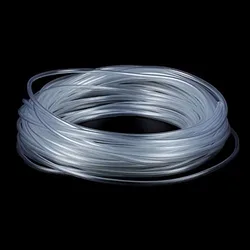 Aquarium 1m/3m/5m/10m Oxygen Pump Hose Air Bubble Stone Aquarium Fish Tank Pond Pump Tube 4*6mm White Black Color