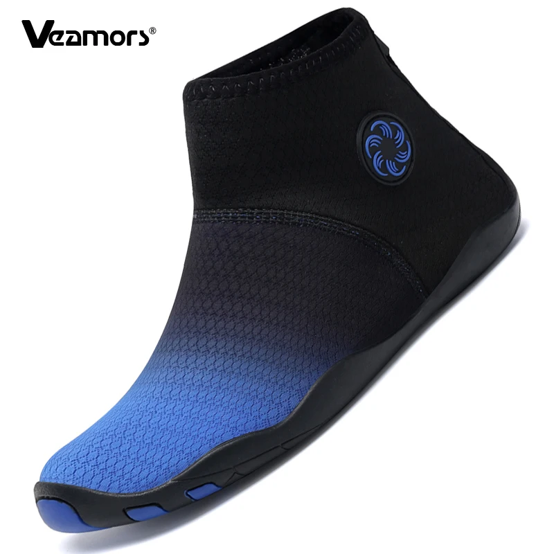 

Men Women High Top Aqua Shoes Quick Drying Outdoor Water Sports Shoes Non-slip Diving Beach Wading Sneakers for Surfing Swimming