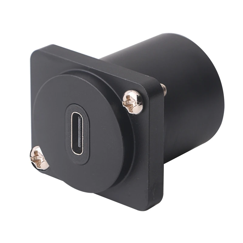 

USB USBC Type C Typec Female To Female F-F Panel Mount Extention Round Adapter