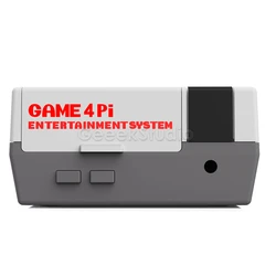 Nes4Pi CASE Kit ABS Cooling Fan Heatsinks Screwdrivers GAME 4 Pi Enlosure Shell Only for Raspberry Pi 4 B ( 4 Model B )