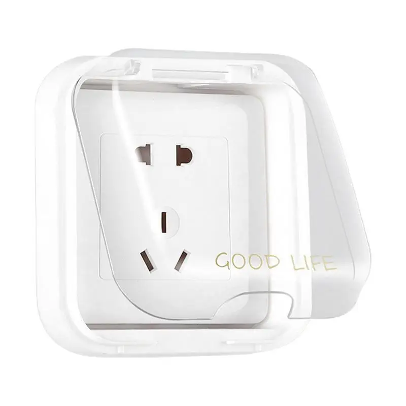 Kotak Outlet luar ruangan, penutup Outlet tahan cuaca, kotak listrik tahan cuaca dengan penutup Outlet Plug untuk kamar mandi dan luar ruangan