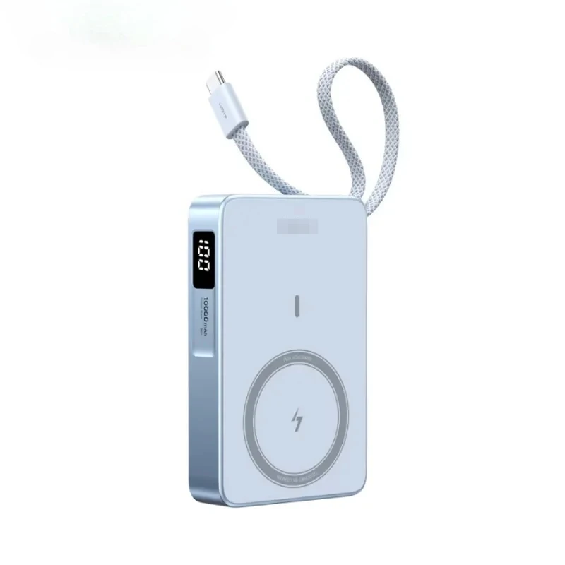 UGREEN 10000mAh 30W Power Bank 10000mAh Wireless Fast charging MagFlow Powerbank Built in Type-C Cable for iPhone 17 Series