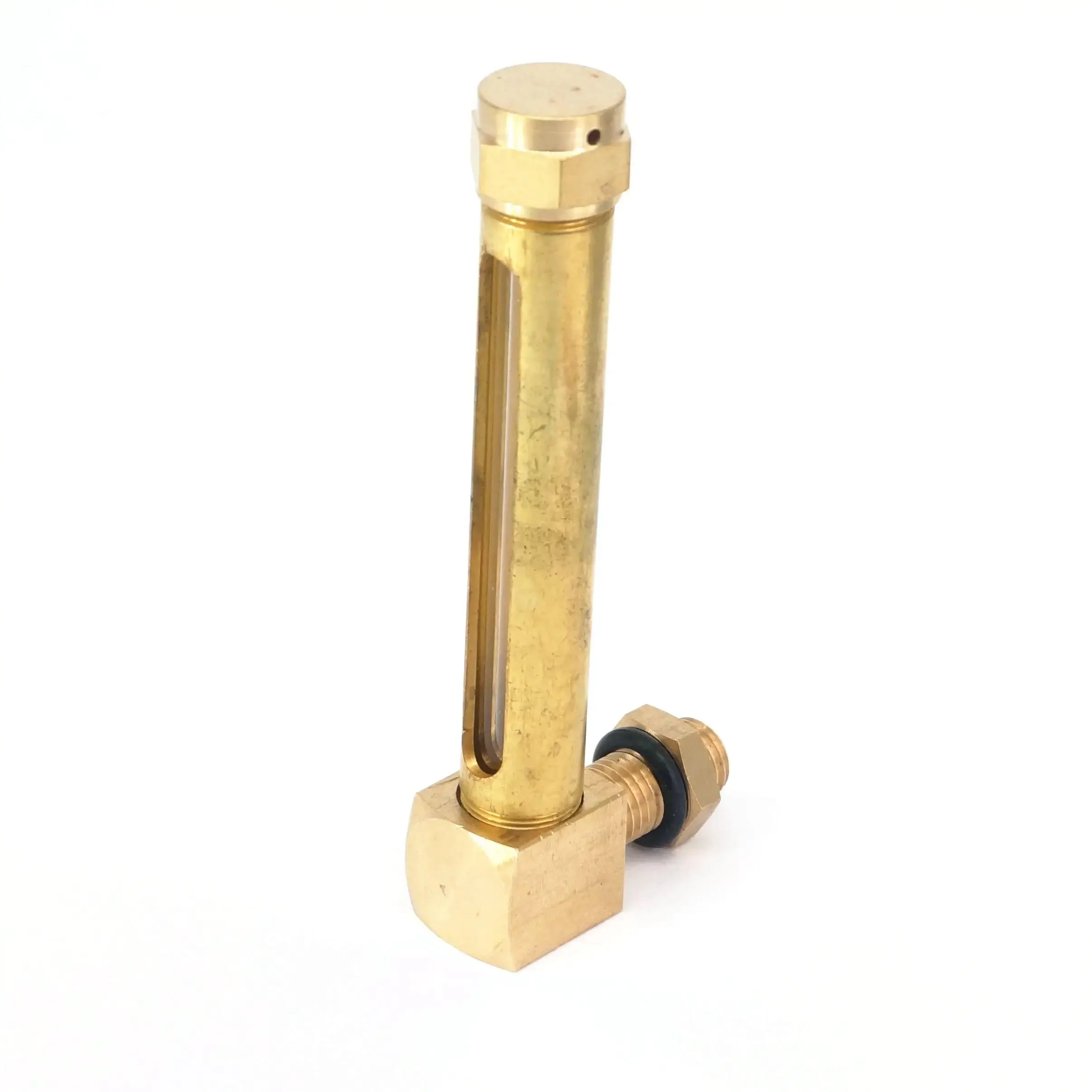 1/4 "3/8" 1/2 "BSPP M10 M12 M14 M16 80mm olej mosiężny wskaźnik poziomu cieczy wziernik tokarki miski olejowej silnik gazowy ciągnika silnik — zdjęcie 3