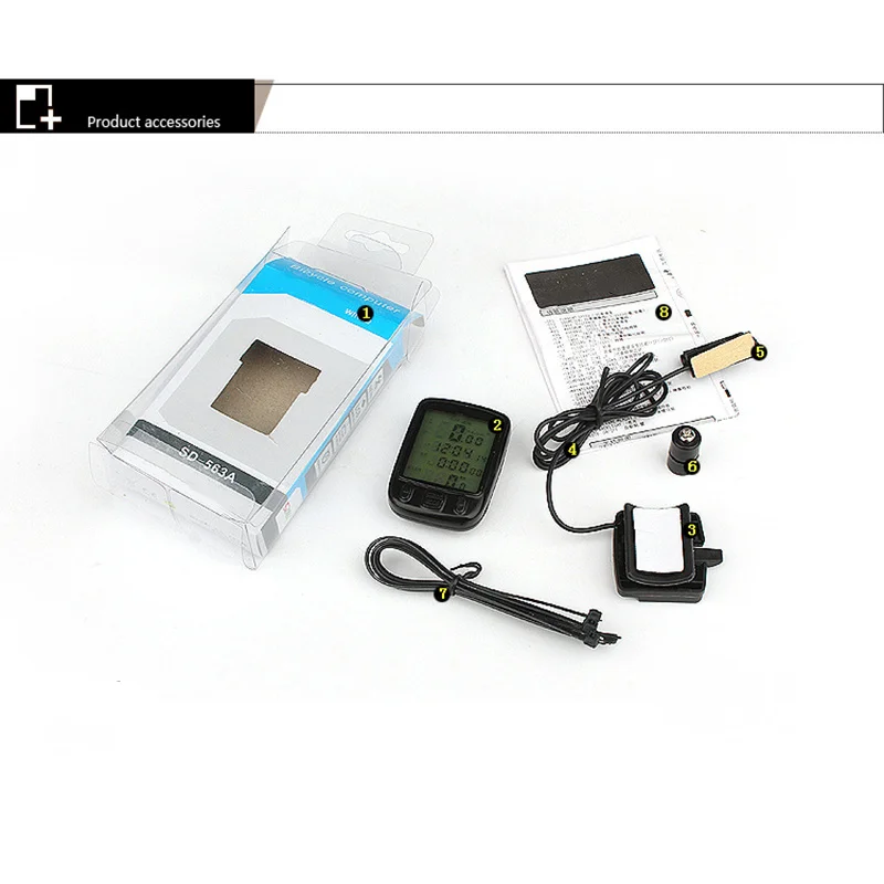 

Premium Cycle Computer for Outdoor Adventure Waterproof Lightweight Design Built-in Bike Speedometer Odometer LCD