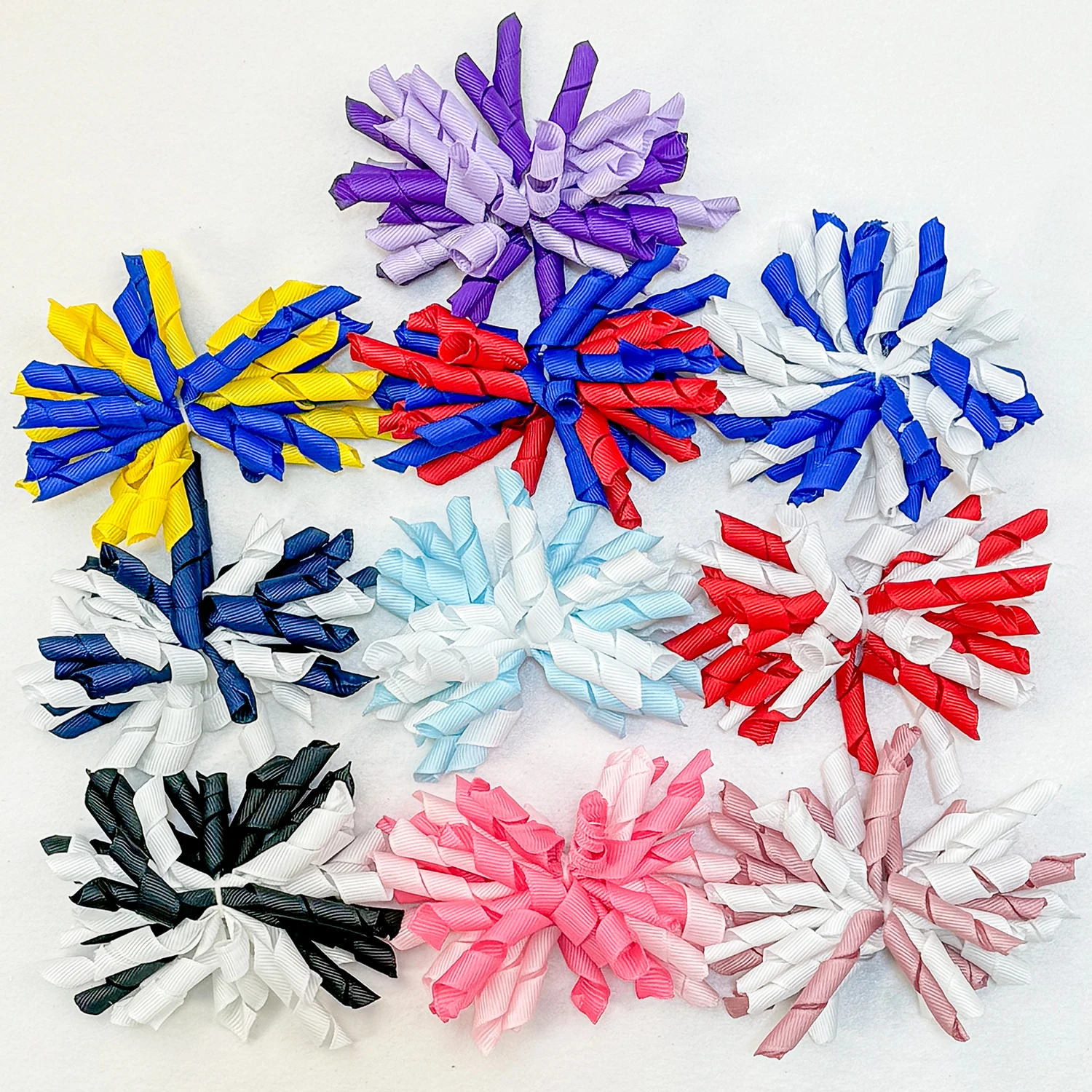 1PC Kids Tassel Bows Hair Clips Grosgrain Ribbon Bows Girls Hair Clips Barrettes Ponytail Holder Children Kids Hair Accessories