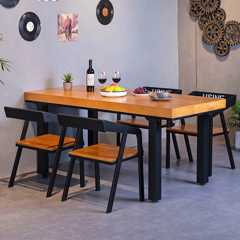 Holz küche Esstisch einzigartige leichte Luxus nordische moderne Stühle Tische Restaurant platzsparende Mesas de Comedor Möbel