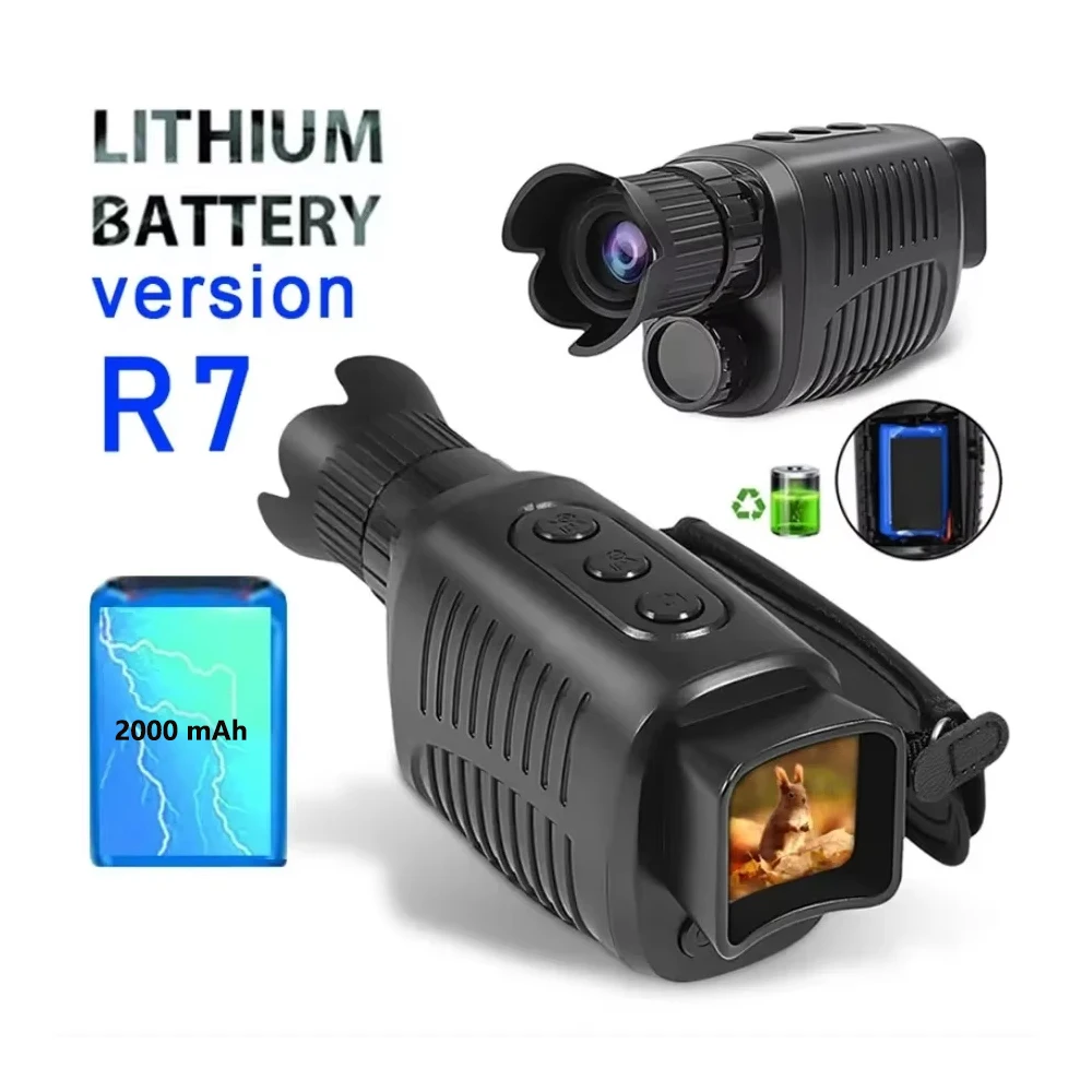 

Монокль Niaht Vision инфракрасный оптический монокуляр цифровой зум 5X фото 300 м длинное ночное видение для охотничьего телескопа