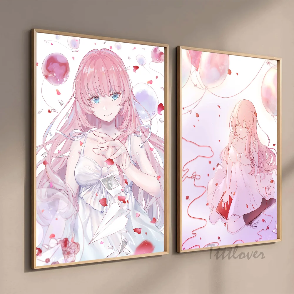 Original Anime Figure TOONIZE VOCALOID Megurine Luka Poster Stickers Art Wall Murals Decor Game Room Decor Gifts HD Painting