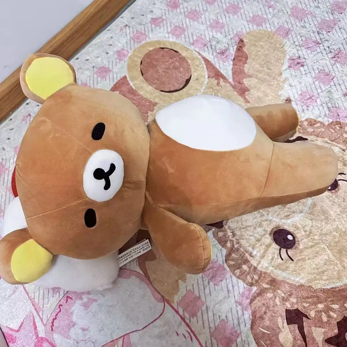 

Kawaii Rilakkuma Plush Kiiroitori Bear Doll Fat House Bear Toy Pillow Cushion Soft Gift For Children