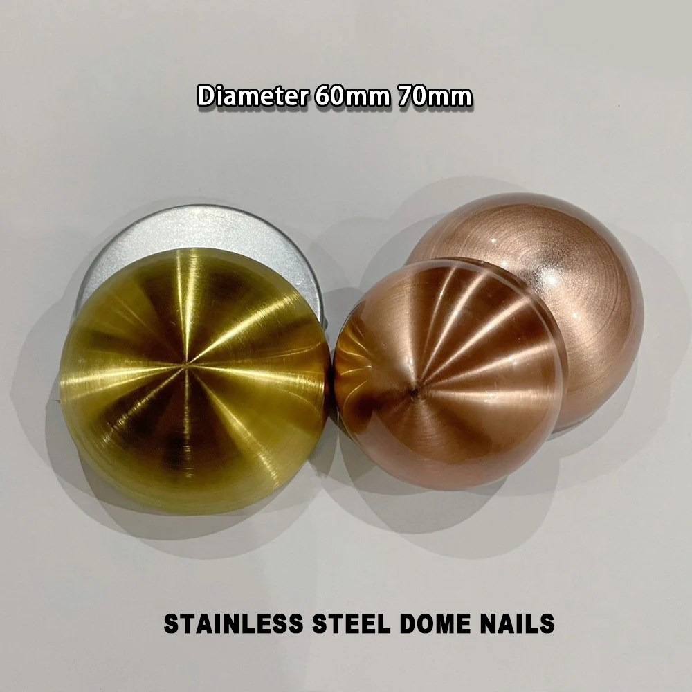 1-10PCS Dome Clavos Nails Stainless Steel Round Head Fastener Studs Ornament Nails for Gate Furniture Leather Craft DIY Projects