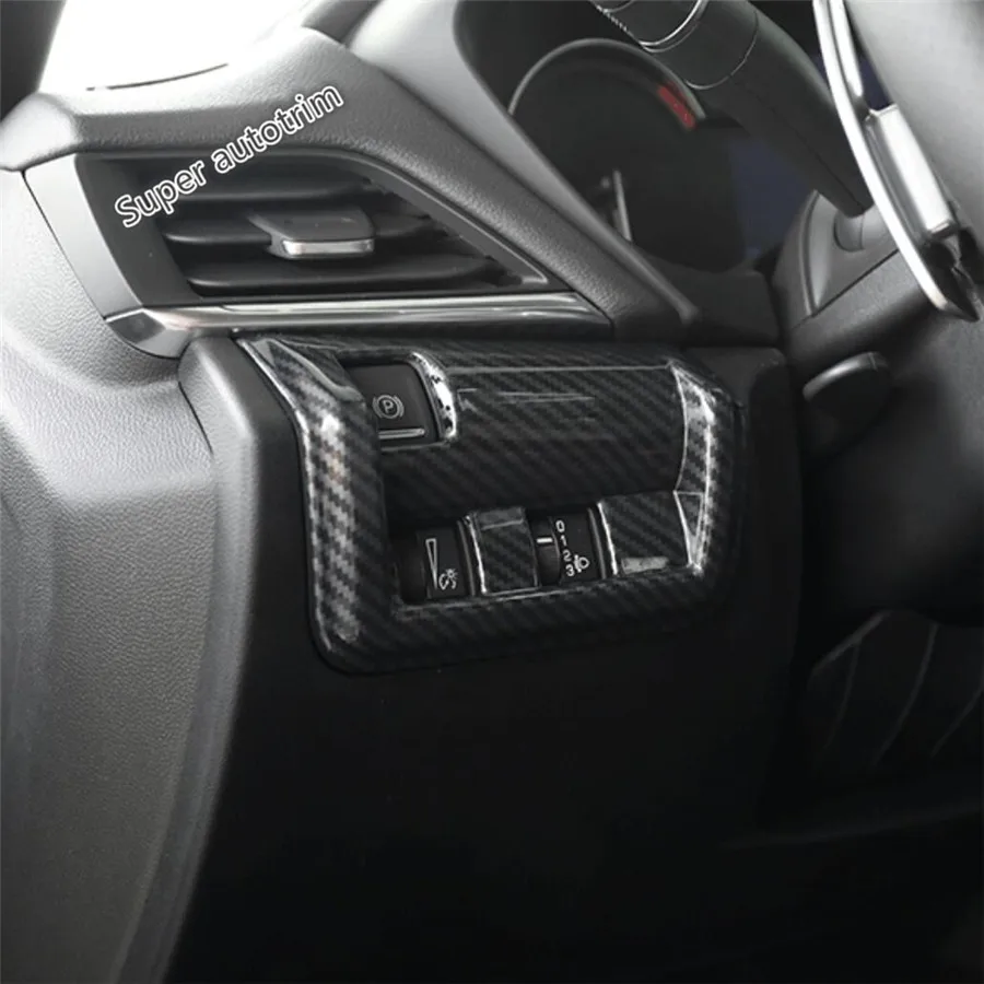 

Dashboard Frame / Steering Wheel / Window Lift / Gear Shift Cover Trim ABS Carbon Fiber Accessories For Cadillac CT4 2020 - 2024