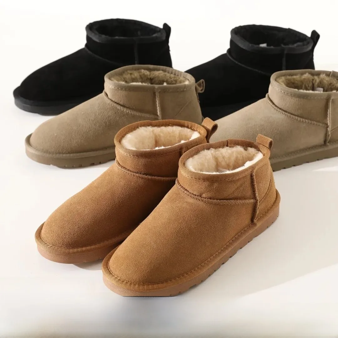 warm-anti-cold-faux-wool-snow-boots-tpr-sole-non-slip-winter-boots-for-men-and-women-casual-short-tube-booties-round-toe