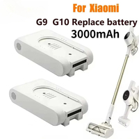 Original 25.2V 3000mAh Rechargeable Lithium-Ion Battery Pack for Xiaomi Mijia Dreame G9 G10 Wireless Vacuum Cleaner 18650.00