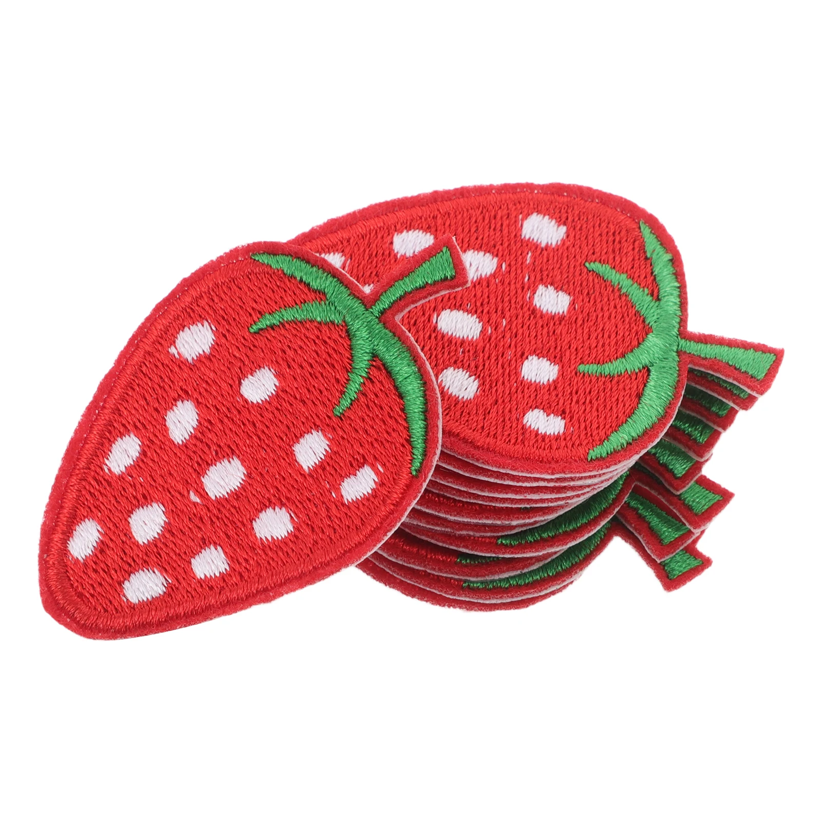 

Strawberry Embroidery Cloth Patch Iron Patches Berries Embroidered Appliques for Clothes Miss