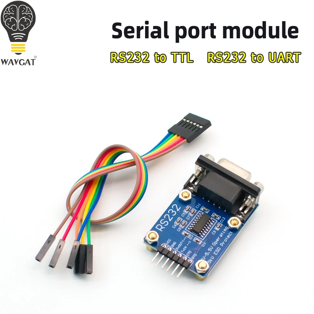 RS232 to UART TTL Serial Module TTL RS232 Male Female Mutual Conversion Module Serial Level Conversion to SP232 TTL Serial Port