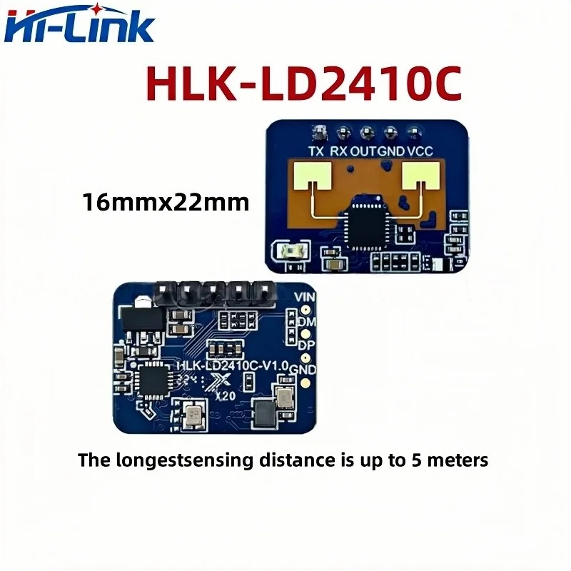 HLK-LD2402 지능형 인간 존재 레이더 모듈, Hilink 24Ghz, LD2401, LD2410B, LD2450, LD2410C, LD2412, LD2410S, LD2420, LD2461