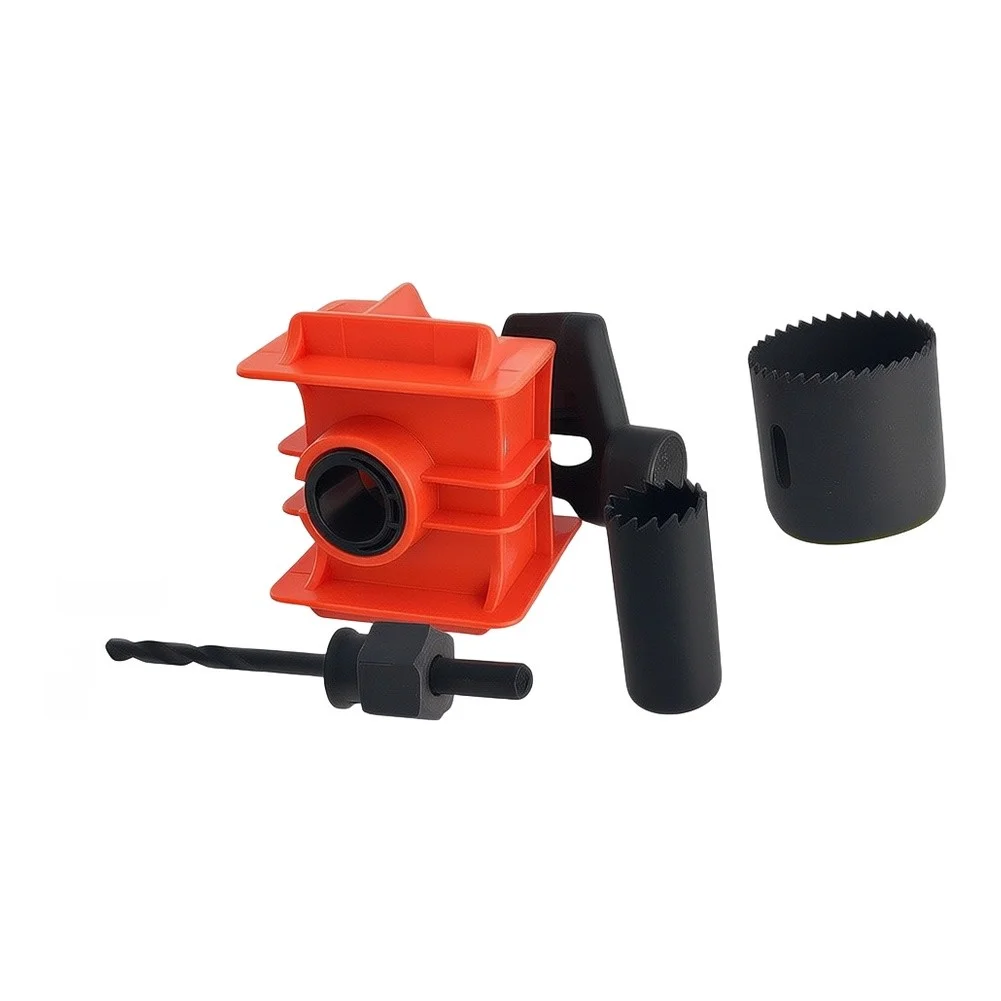 Spherical Door Lock Drill Bit Kit Precision Fit for Standard Cylinder Locks Works with Most Residential Door Thicknesses