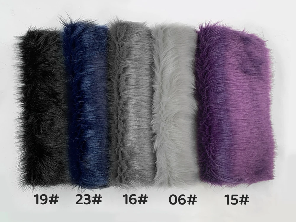 Fur Imitate Fabric 30x50cm Polyester Fiber Medium Thickness Woven Technics 2.5cm Long Fur Fabric Cosplay Fursuit Fur Material