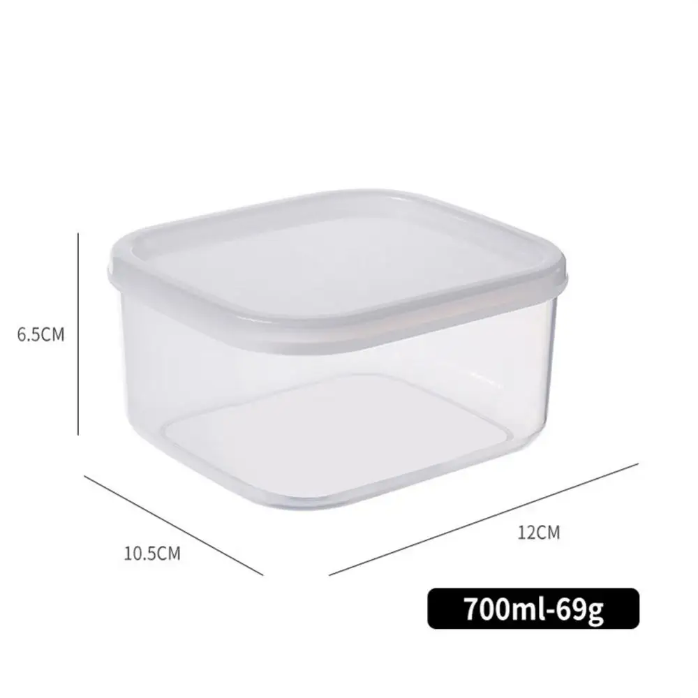 Food Containers Storage Boxes Plastic Transparent Food Canister Kitchen Storage Keep Fresh Box For Microwave Freezer Food Contai