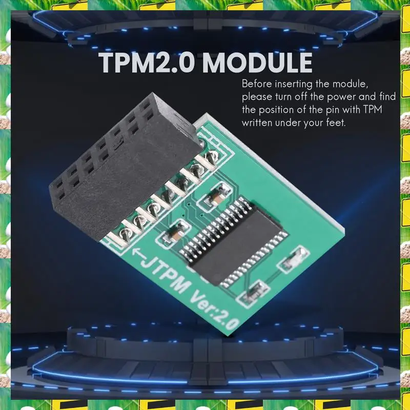 3C Electron TPM 2.0 Encryption Security Module Remote Card LPC-14PIN Module 14Pin LPC For MSI TPM2.0 LPC 14 Pin Security Module,