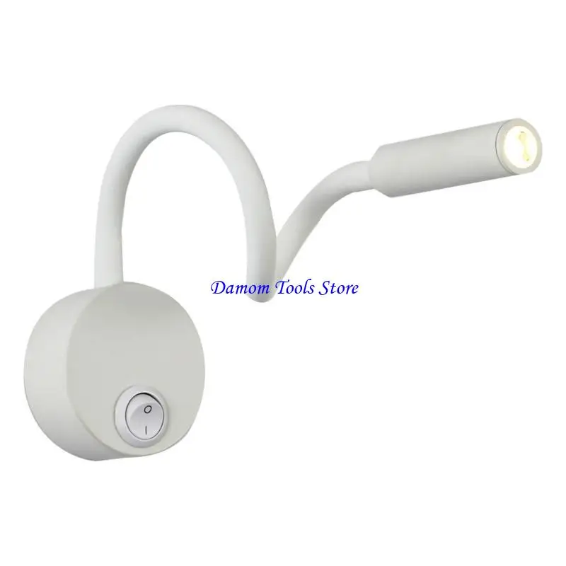 57BE LED Wall Lamp 3W Warm White 3000K Bedside Headboard Wall Mounted for Bed Reading