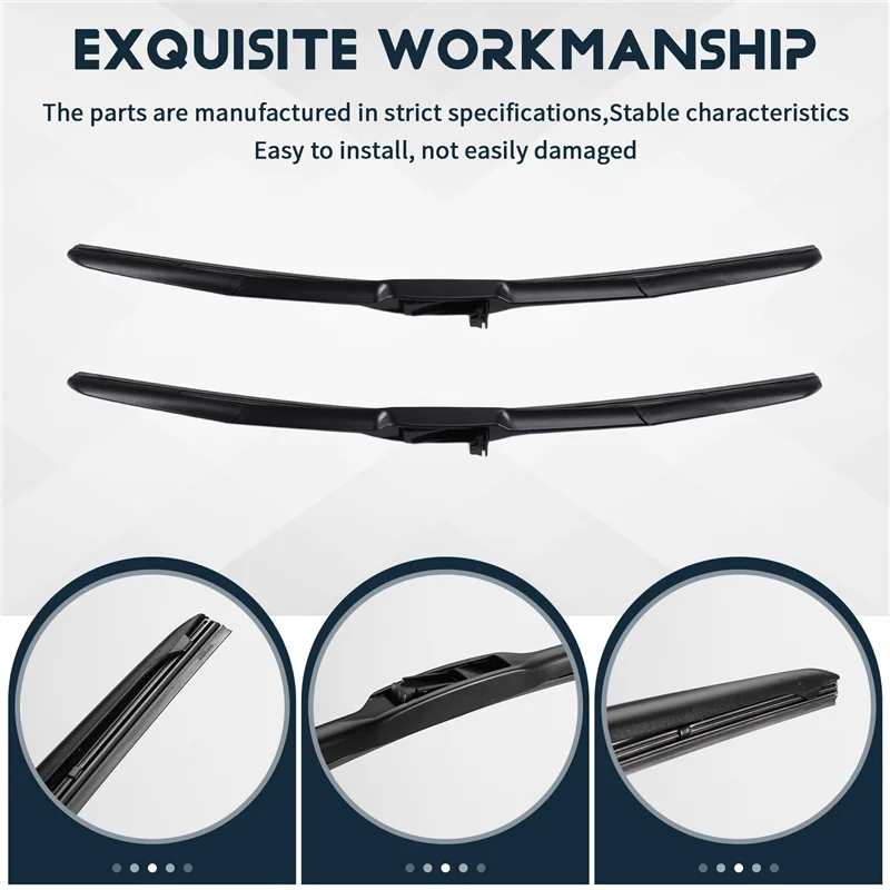 A43T For SLK Class R170 1996-2004 Car Wiper Blade Front Wiper Blade 22"+ 22" Hook Windshield Windscreen Front Wind