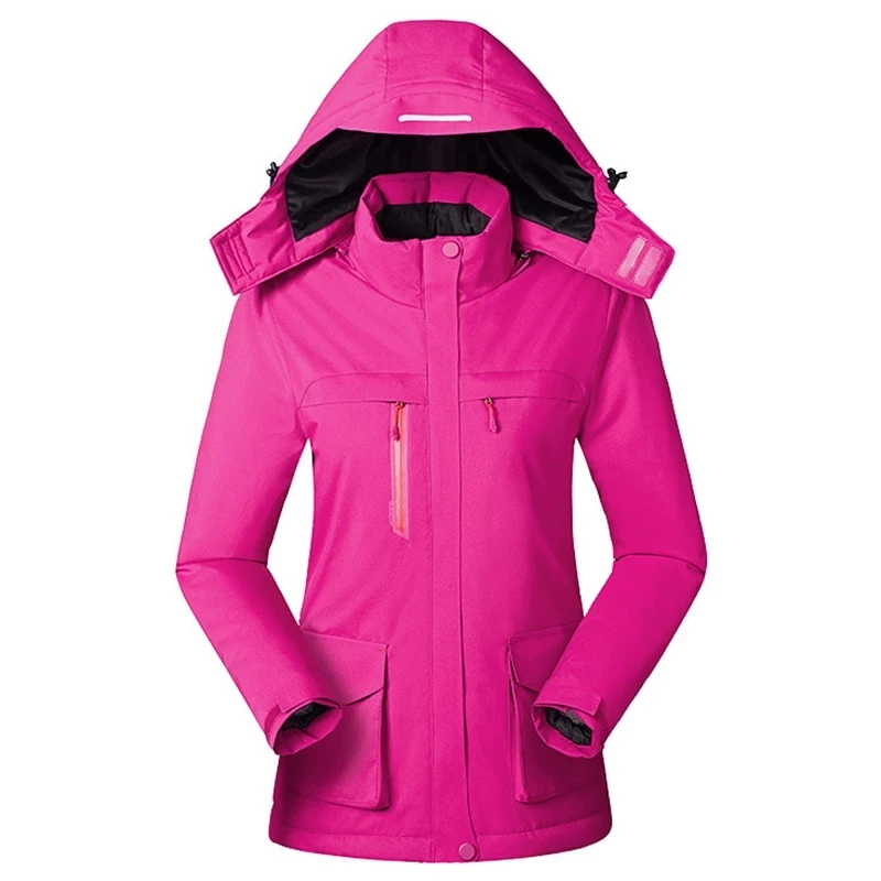 Frauen Winter Intelligente Heizung Jacke USB Lade Frauen Beheizten Mantel Outdoor Fleece Weibliche Winddicht Klettern Kleidung