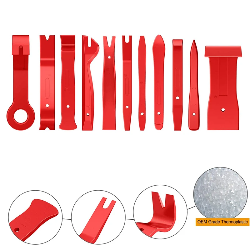 Car Trim Removal Tool Automotive Mechanical Workshop Tool Mixed Size Fasteners Clips Complete Tools Kit Accessories For Vehicles