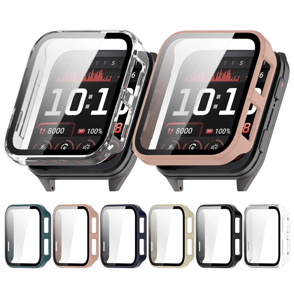 Película de vidrio templado + funda para reloj inteligente Garmin Venu X1, Protector de pantalla, cubierta de cobertura completa, carcasa dura con marco de PC