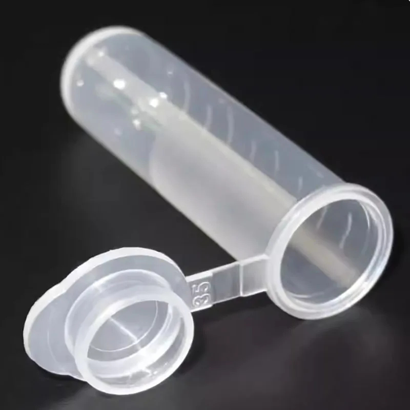 5ml centrifuge tube with lid, thickened round bottom, light-proof with scale, 4ml seed tube, 300 pieces 1 pack