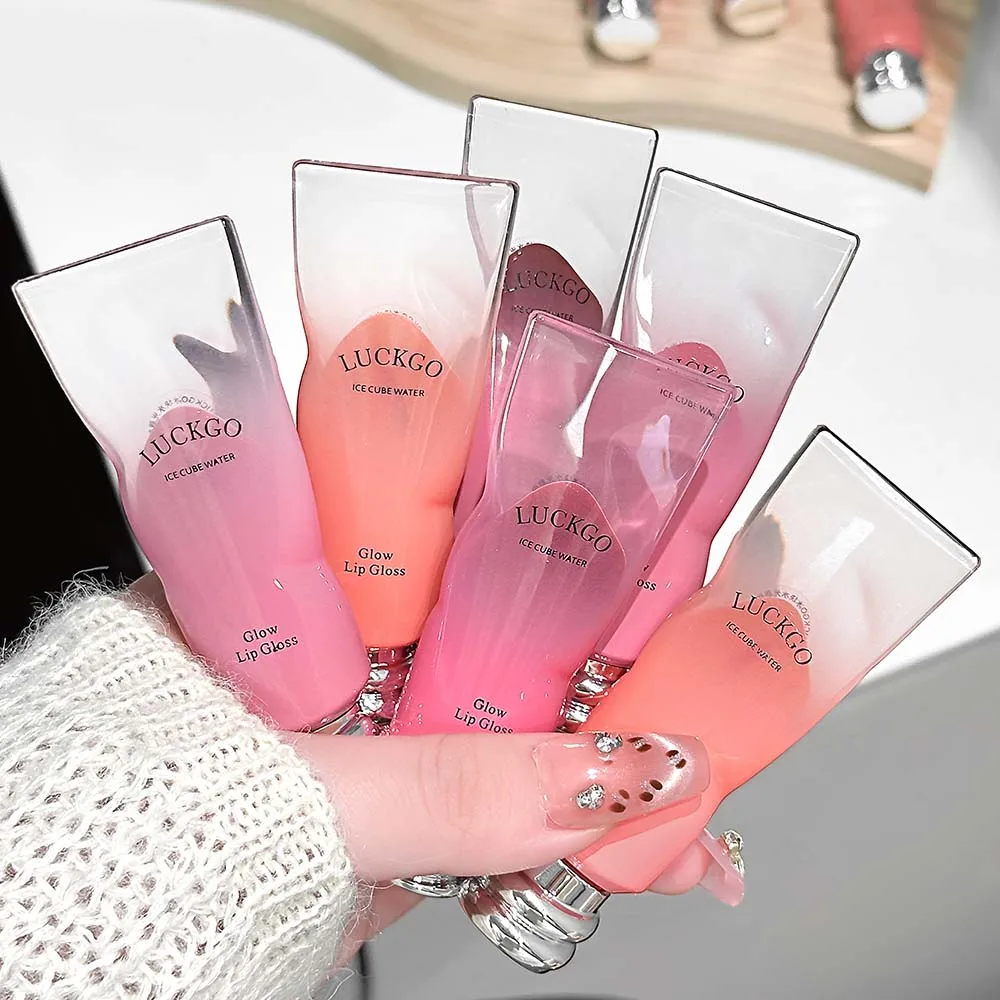 Water Plump Glaze Lip Gloss Moisturizing Mirror Finish Non Sticky_voghion.com