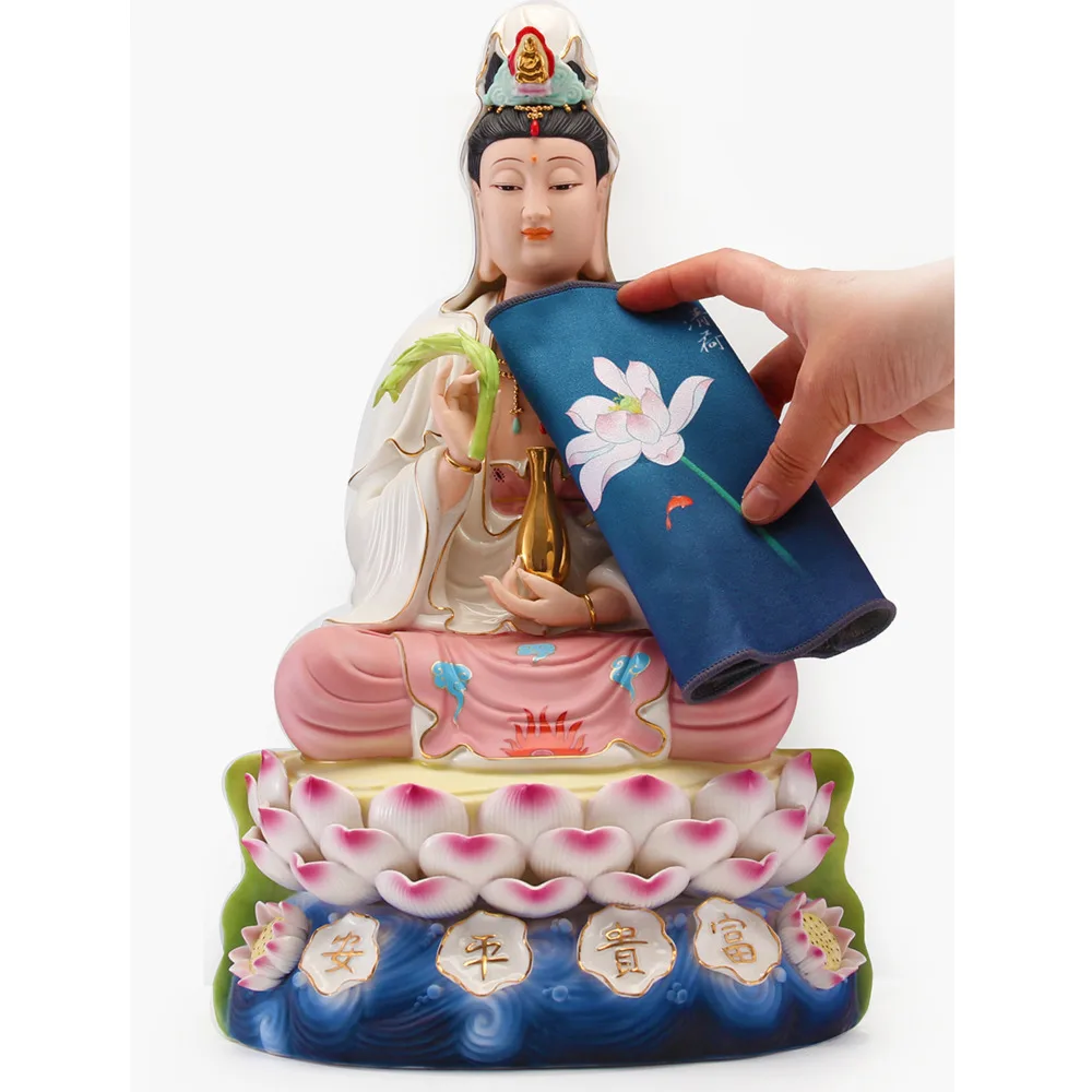 Buddha Dust Sweeping, Buddha Scarf, Buddha Hall, Daotang Cleaning, Incense Burner, Buddha Niche Cleaning Tool, Guanyin Statue,