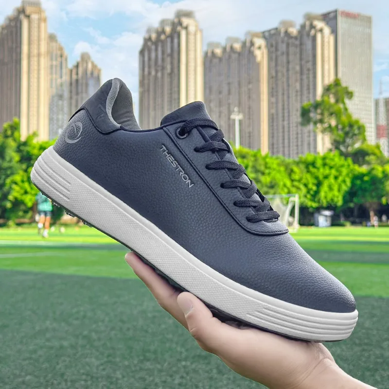 2024 New Golf Shoes for Men Plus Size 48 Gym Sneakers Mens Luxury Brand Golf Training Male Black Leather Golf Sneakers Man