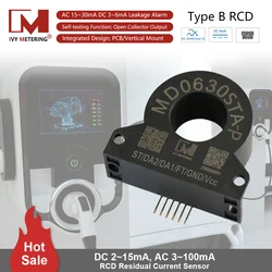 MD0630STA-P EVSE RCMU Self-test RCD Type B 6mA DC Residual Differential Current Detection Leakage Sensor