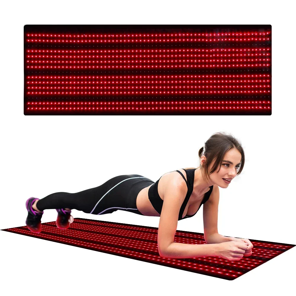 Private Logo Full Body Red Light Therapy Blanket 160cm Led Near Infrared Mat for Spa Salon Home Use