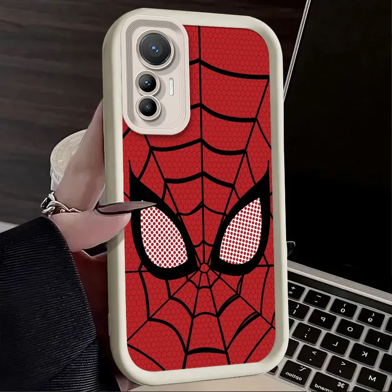 Funda de Anime Spider Man para Xiaomi Mi 15 Ultra 14 13 12S 12X 11 Lite 5G NE 13T 12T 11T 14T Pro funda trasera de silicona a prueba de golpes