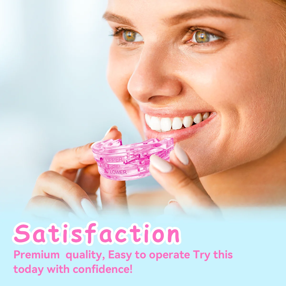 قابل للتعديل المعبرة مكافحة الشخير حامي الفم سيليكون مكافحة الشخير 2026 النوم المعونة توقف التنفس الحرس الأسنان الشخير جهاز وقف Sn #4