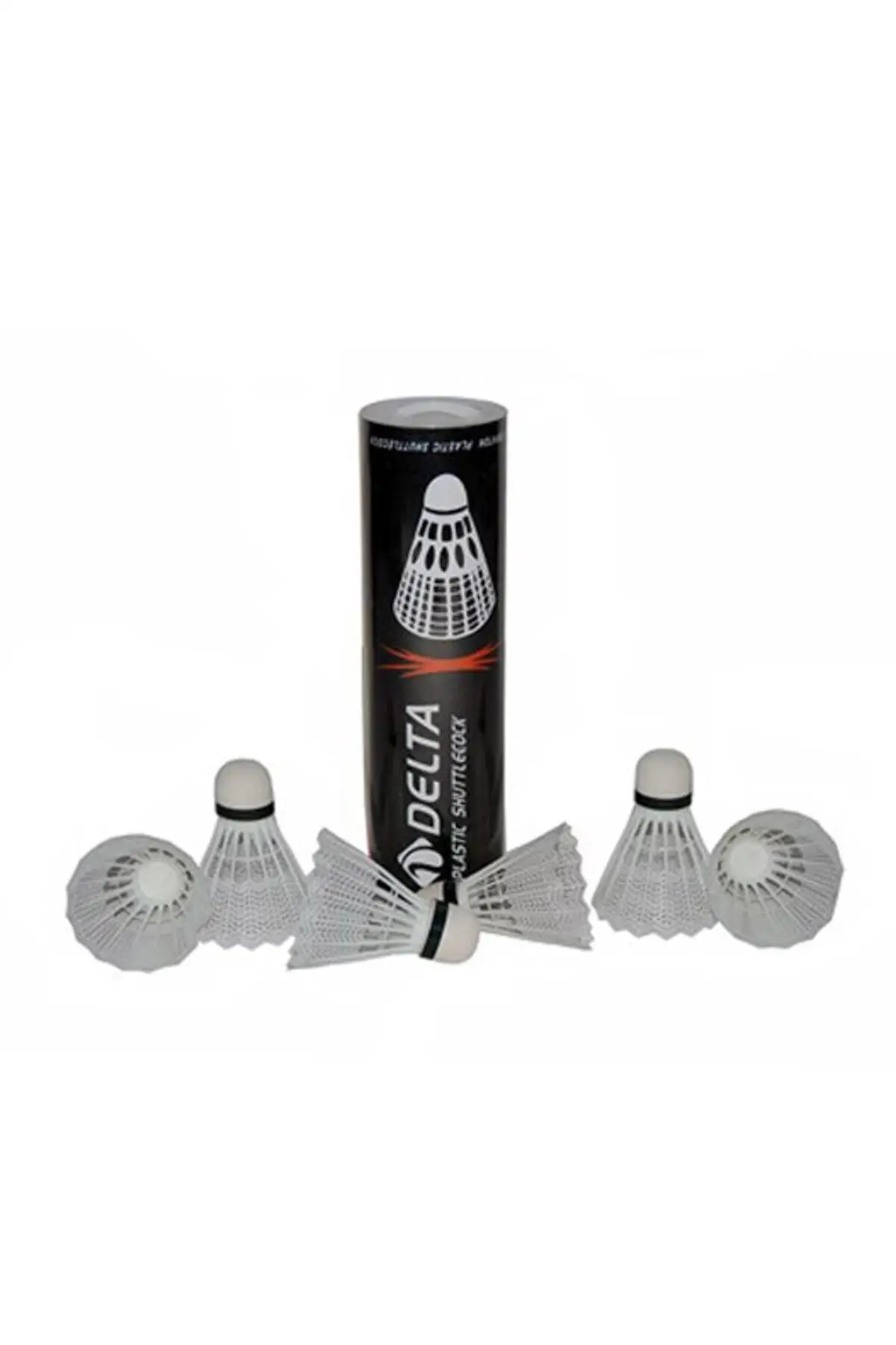 6 Pcs Plastic Hoofd Wit Badminton Bal