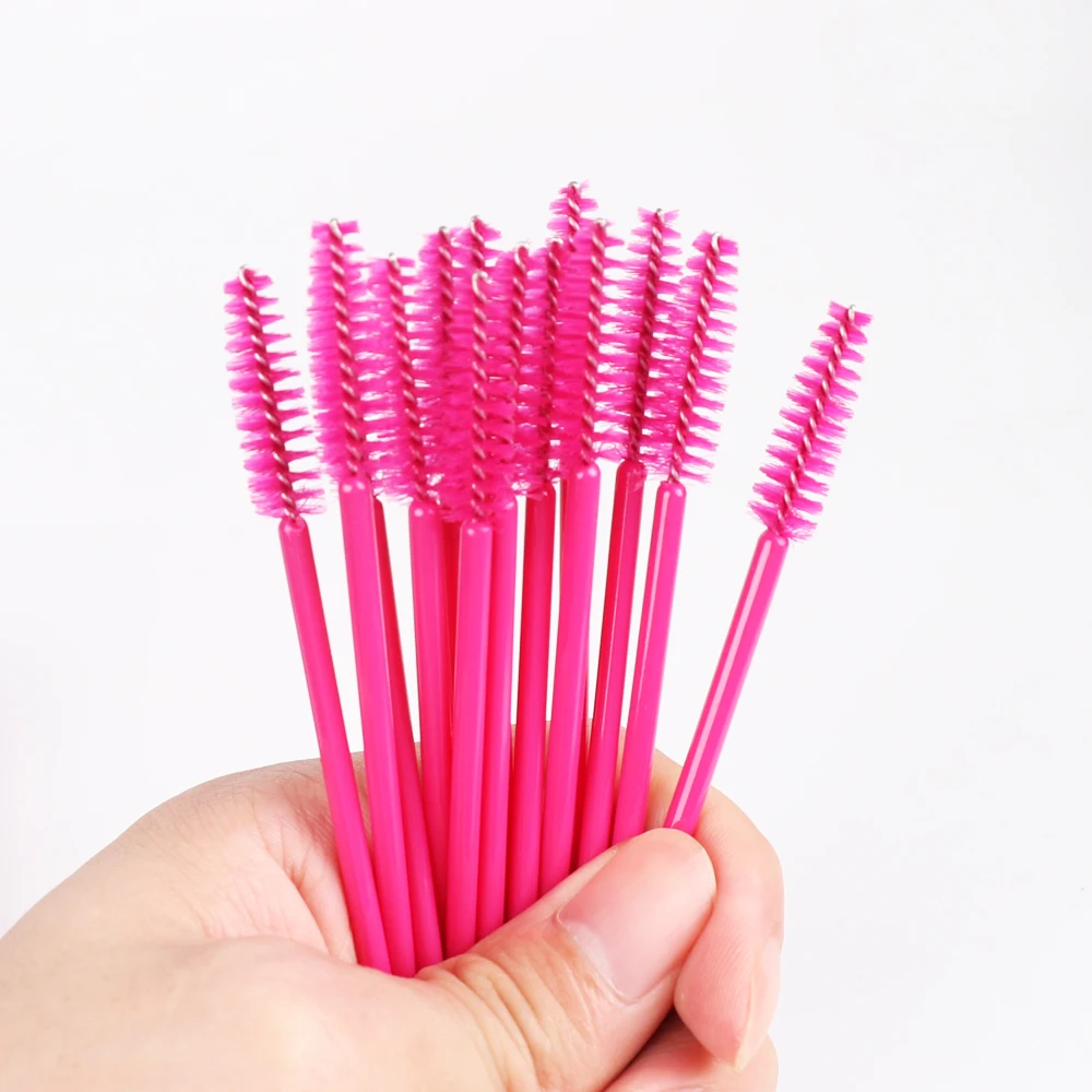 100Pcs Eyelash Brushes Disposable Eyelash Extension Brush Eyebrow Brush Makeup Tool For Mascara Wands Applicator Spoolers Tools