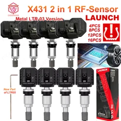 LAUNCH X431 Sensor 2 in 1 RF-Sensor 315MHz/433MHz TPMS Tire Repair Tools Scanner TSGUN Tire Pressure Sensors Tester Programming