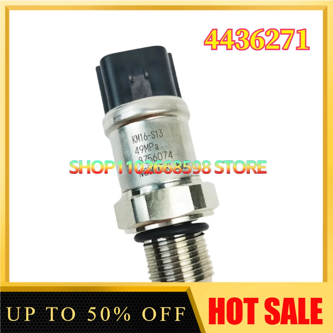 Excavator Accessories Suitable for ZAX EX200-2 3 5 330 Hydraulic Pump High Pressure Sensor Induction 4436271