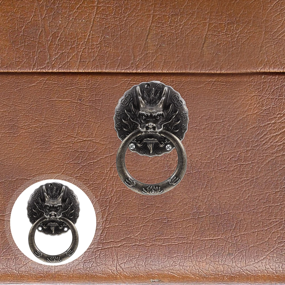 

6 Pcs Drawer Handle Kitchen Cabinet Knobs Farmhouse Pulls Door Dresser Closet Furniture Gift Box Vintage Alloy Dragon Hardware