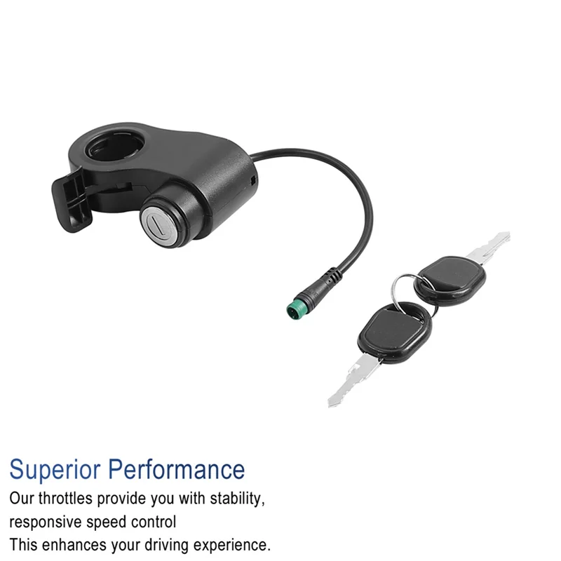 For Kukirin G2 Max/G2 Pro 5-Pin Throttle Switch Lock With Key Electric Scooter Accessory
