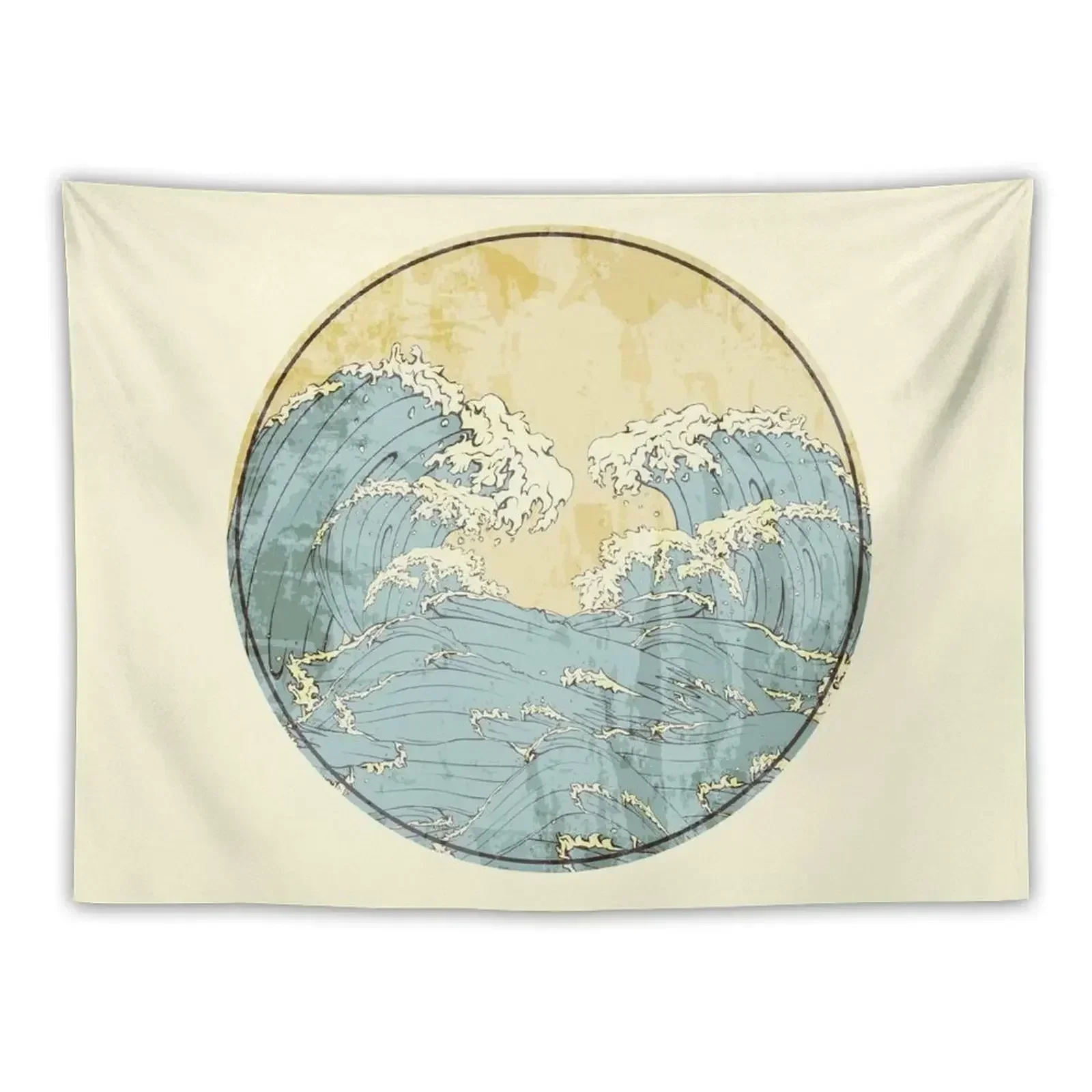 

The Great Waves Off Kanagawa Tapestry Wall Coverings Room Aesthetic Wall Hanging Wall Decoration For Rooms Tapestry