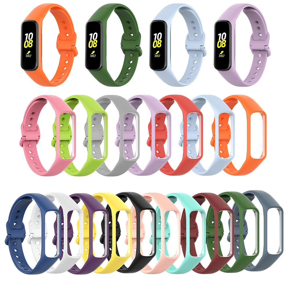 For Samsung Galaxy Fit 2 SM-R220 Silicone Strap band Bracelet Replacement Wrist For Galaxy Fit2 Watch Correa soft Accessories image 2