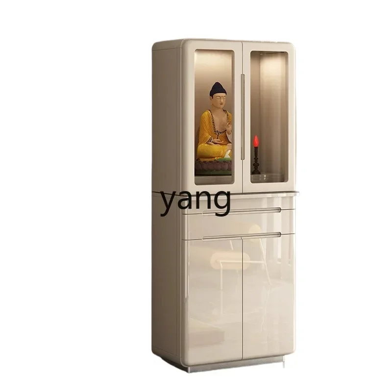 LH Modern Light Luxury Small Shrine Standing Cabinet Household Buddhist Cabinet Buddha Cabinet God of Wealth Fragrance Table