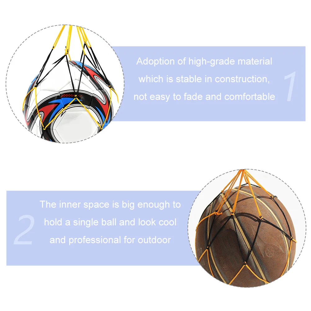 

12 Pcs Wear-resistant Basketball Net Bag Soccer Mesh Bags Balls Football Equipment for Sports Storage