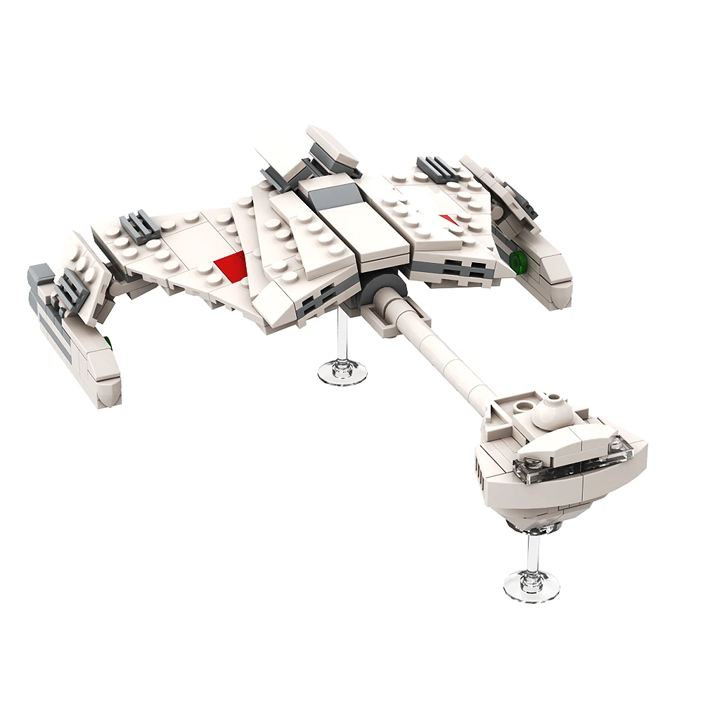 Gobricks Space Stars Klingons D7 batallas crucero juego de bloques de construcción Treked Akira clase pájaro de prey nave espacial ladrillo juguete para regalo