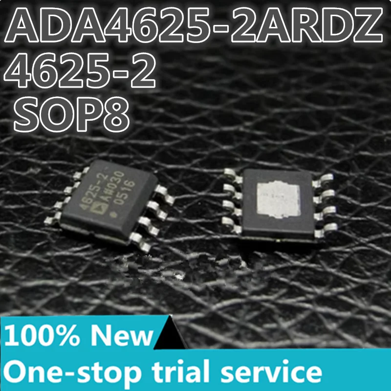 2-100PCS %New ADA4625-2ARDZ ADA4625-2 Silkscreen 4625-2 SOP8 High-performance JFET input precision dual op amp chip