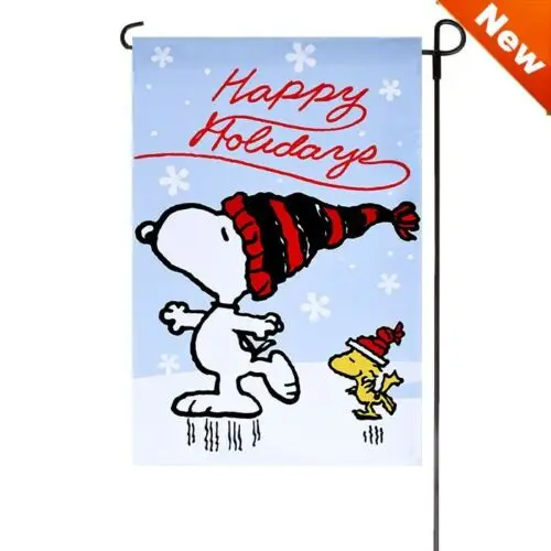 SNOOPY PEANUTS Garden Flag 12